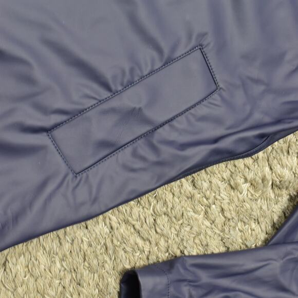 GAP Women's Size M Windbreaker Jacket Blue Polyester Zip Hooded Long Sleeve - Picture 3 of 8